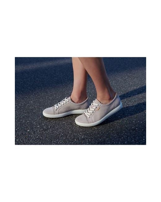 Ecco White Soft 7 Sneaker