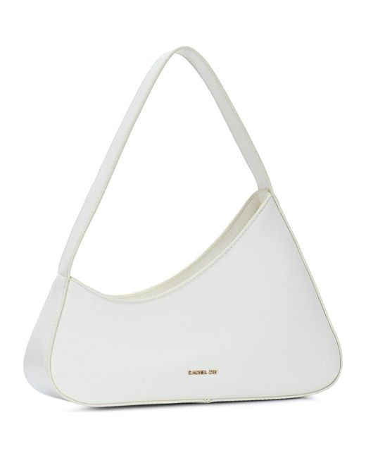 Rachel Zoe White Asymmetric Shoulder Bag