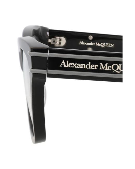 McQ Alexander McQueen Black Optical Glasses