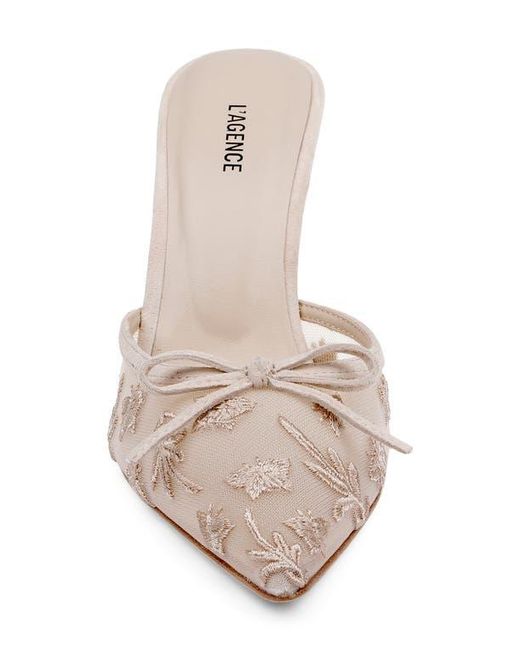 L'Agence Multicolor Prasad Pointed Toe Mule