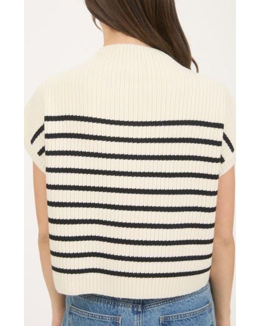 Blu Pepper Natural Mock Neck Pullover Sweater