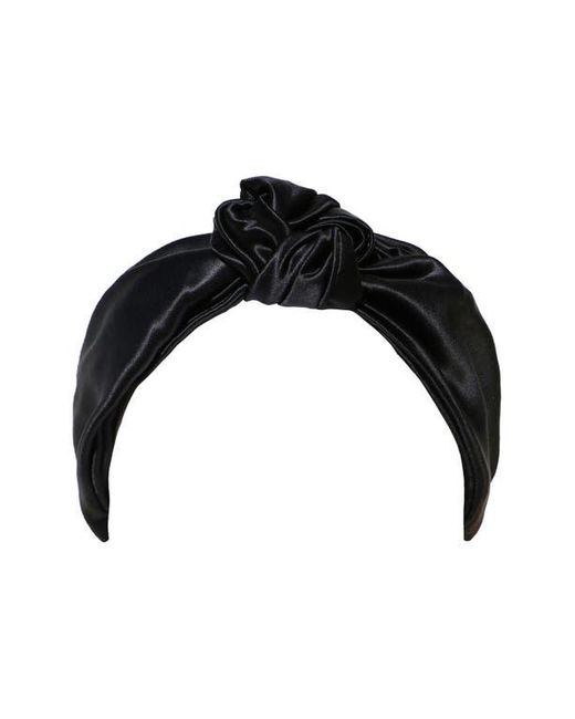 Slip Black Knot Headband