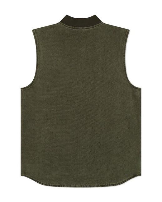 Wesc Green Canvas Workwear Vest for men