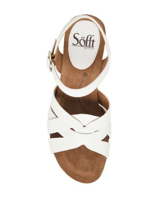 Söfft Brown Carlana Wedge Sandal