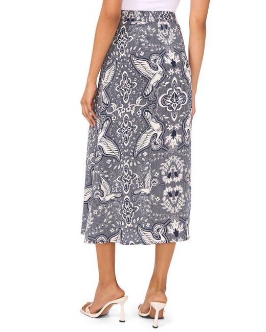 Halogen® Multicolor Challis A-Line Midi Skirt
