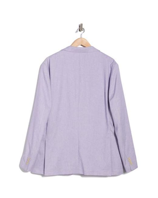 Con.struct Purple Solid Lino Sport Coat for men