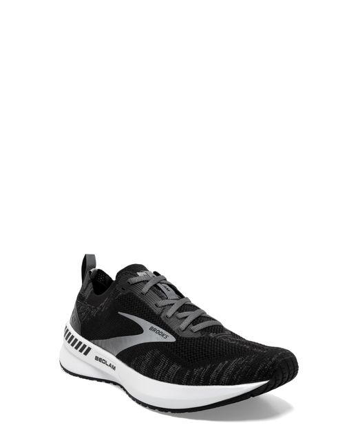 Brooks Bedlam 3 Running Shoe In Black/blackened Pearl/white At Nordstrom Rack Lyst