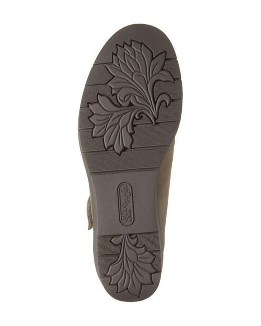 EuroSoft Brown Franlee Mary Jane Flat