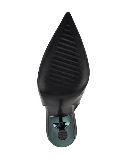 Nine West Black Kates Slingback Pointed Toe Pump