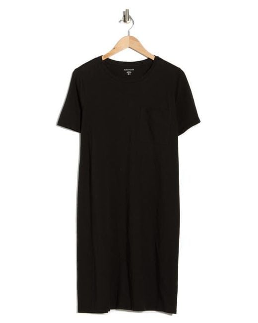 eileen fisher organic cotton t shirt dress Organic Cotton Jersey Striped Tee Dress