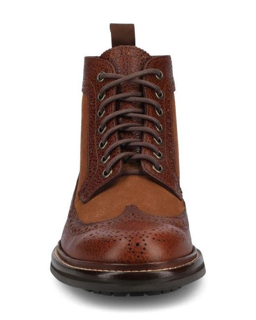Taft Brown The Boston Longwing Boot for men