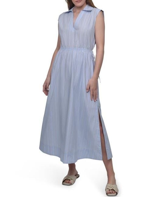 chinese dress ladies Frayed Linen Maxi Dress | A-Line Dress