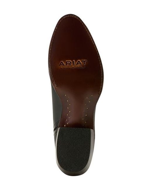 Ariat Black Barrett Almond Toe Boot for men