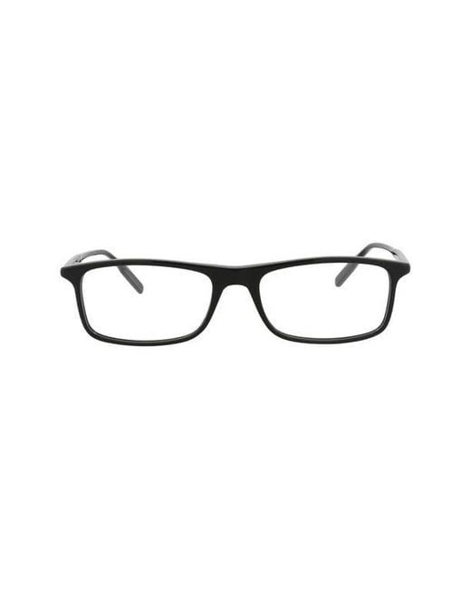 Montblanc Brown 54Mm Rectangular Optical Glasses for men