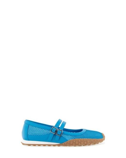 Kenneth Cole Blue Violeta Mary Jane Flat