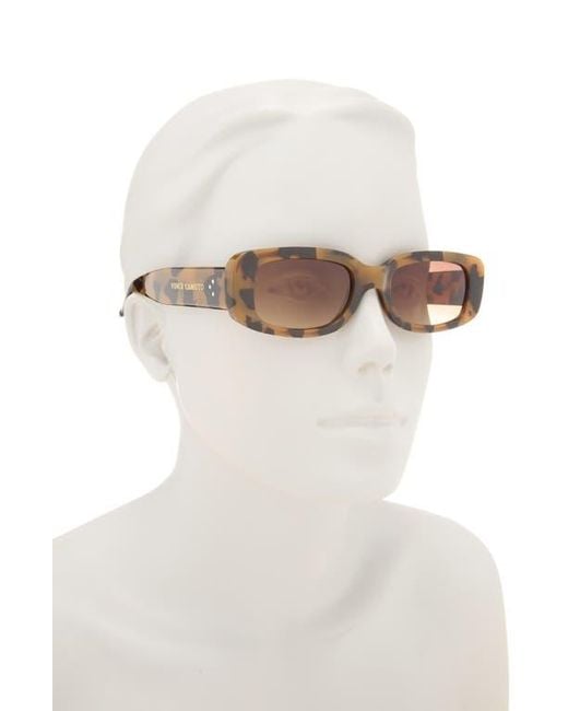 Vince Camuto Pink 117Mm Gradient Rectangular Sunglasses