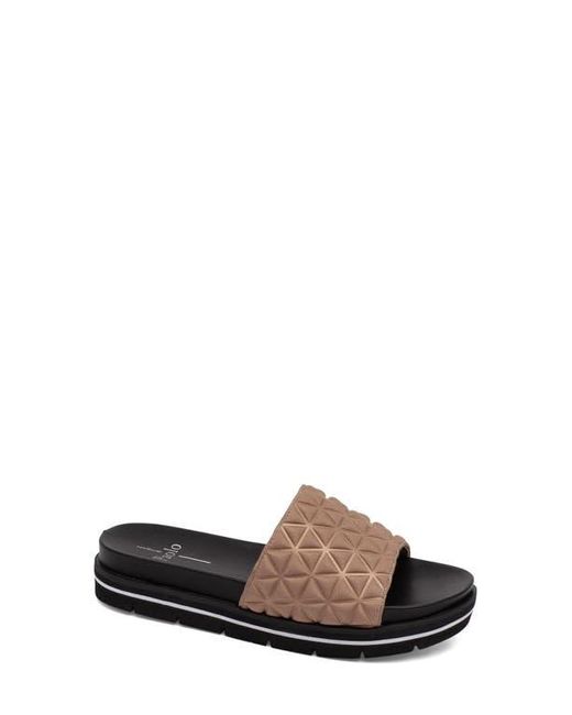 Linea Paolo White Leah Slide Sandal