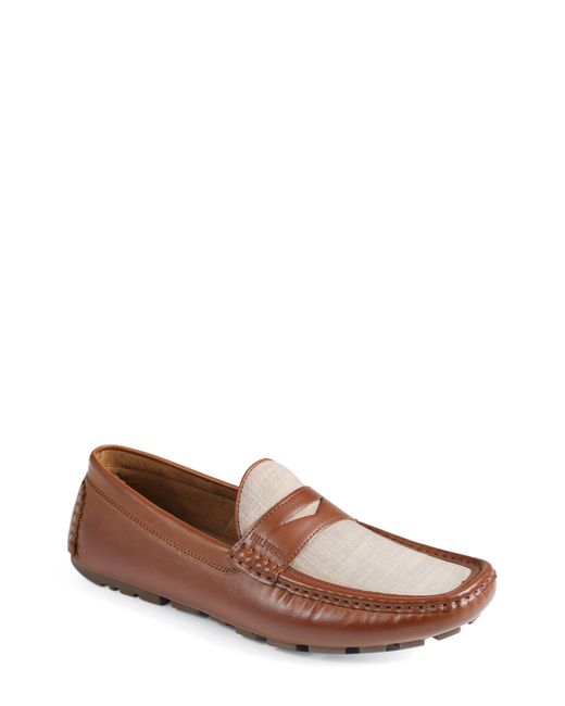 Tommy Hilfiger Brown Anikot Two-tone Driver Loafer for men