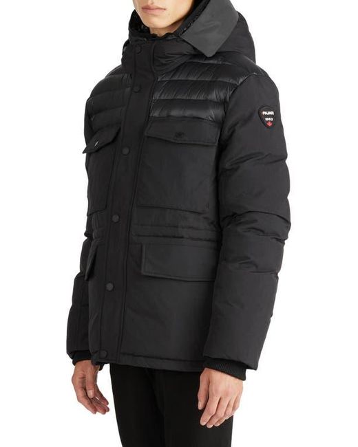 Pajar Black Mikkel Water Repellent Mixed Media 550 Fill Power Down Jacket for men