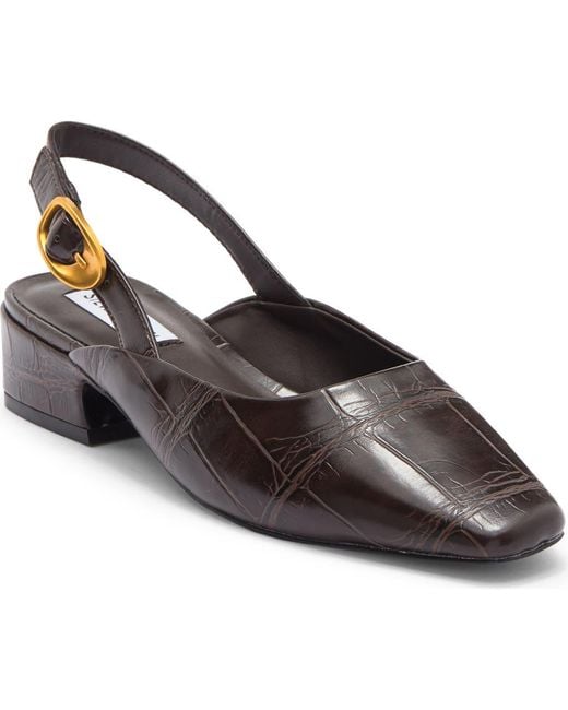 Steve Madden Brown Diona Slingback Pump