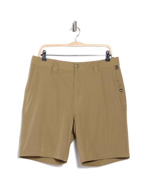 Quiksilver Green Union Amphibian Hybrid Shorts for men