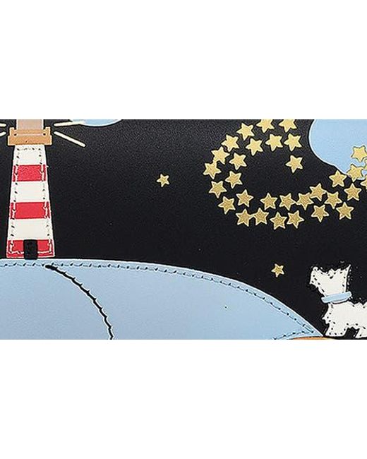 Radley Black Large Lighthouse Flapover Wallet