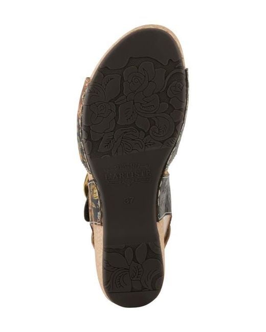 Spring Step Multicolor Osuna Ankle Strap Platform Sandal