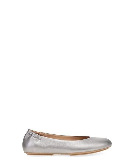 Dansko White Mollie Ballet Flat