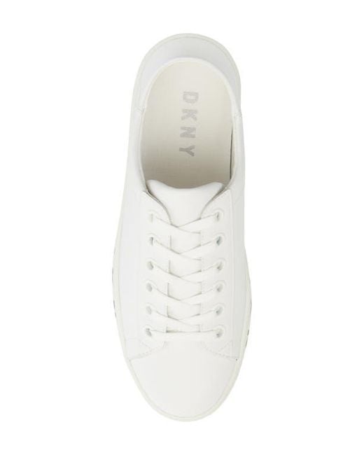 DKNY White Banson Sneaker