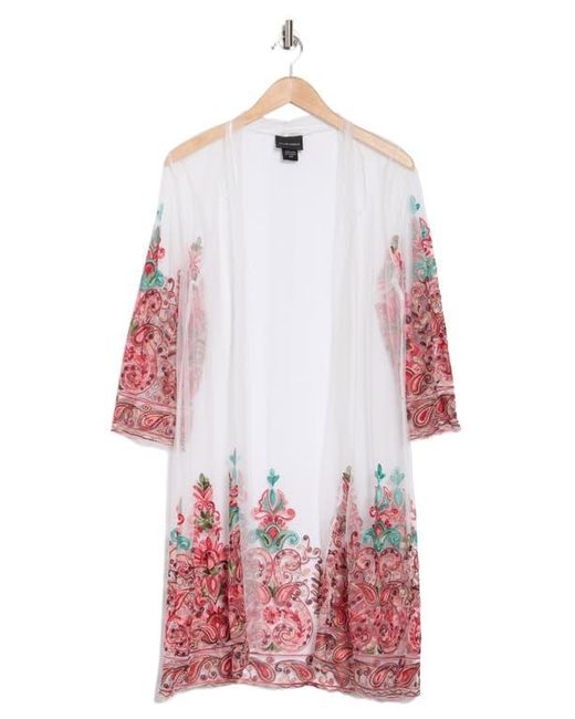 Forgotten Grace White Embroidered Duster