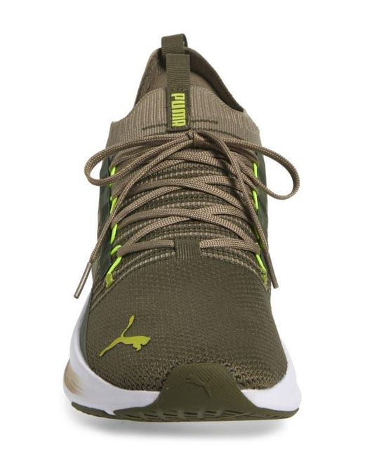 PUMA Green Softride Symmetry Fuzion Sneaker for men