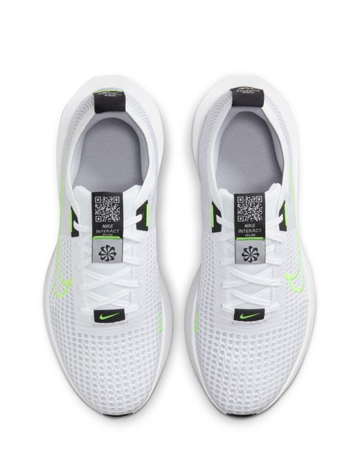 Nike White Interact Run Running Sneaker for men