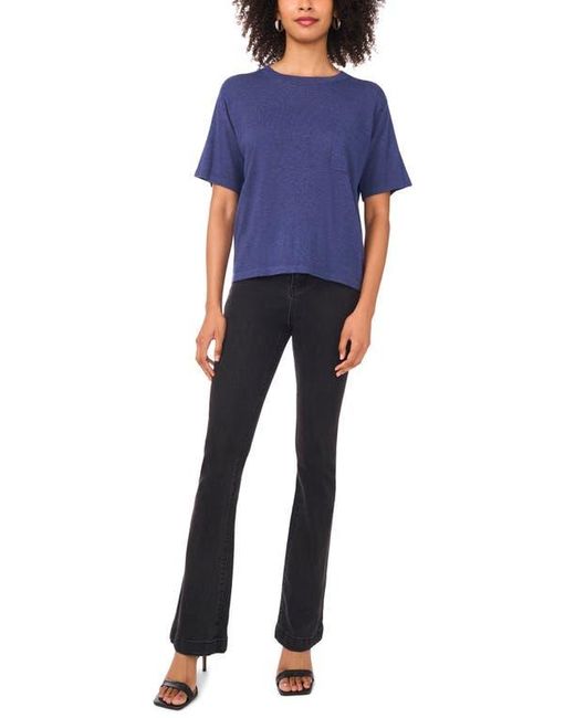 Halogen® Blue Pocket T-Shirt