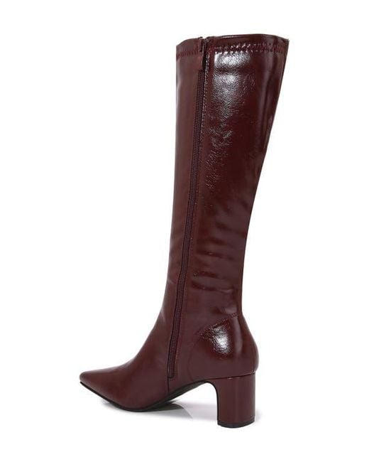 BERNESS Red Square Toe Boot