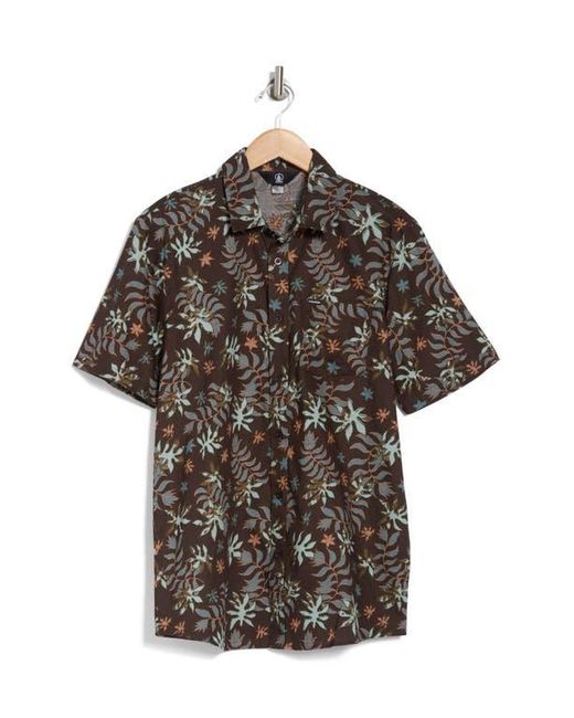 Volcom Multicolor Warbler Regular Fit Cotton Button-Up Shirt for men