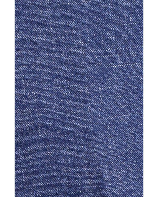 Zanella Blue Devon Wool Pants for men
