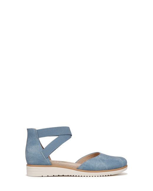 SOUL Naturalizer Blue Intro D'orsay Wedge Flat