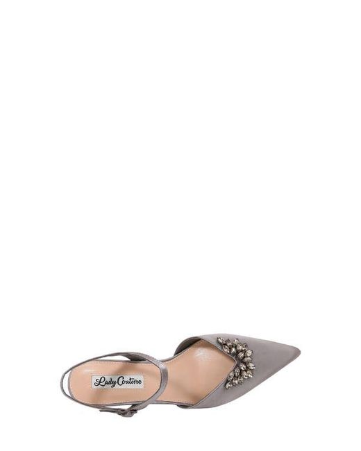 Lady Couture Gray Classy Pointed Toe Pump