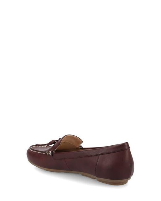 Journee Collection Brown Novella Driving Loafer