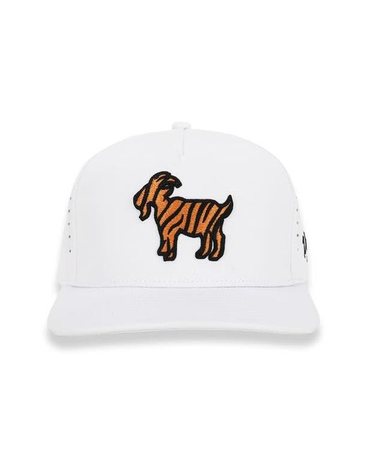 Waggle White The Goat Baseball Cap for men
