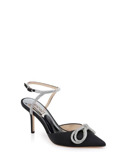 Badgley Mischka Women's Black Jasmine Pointed Toe Pump
