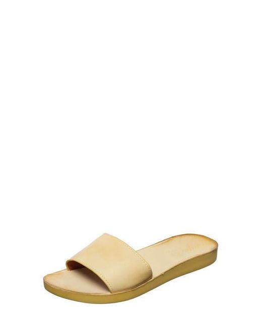 Antelope Yellow Adica Slide Sandal