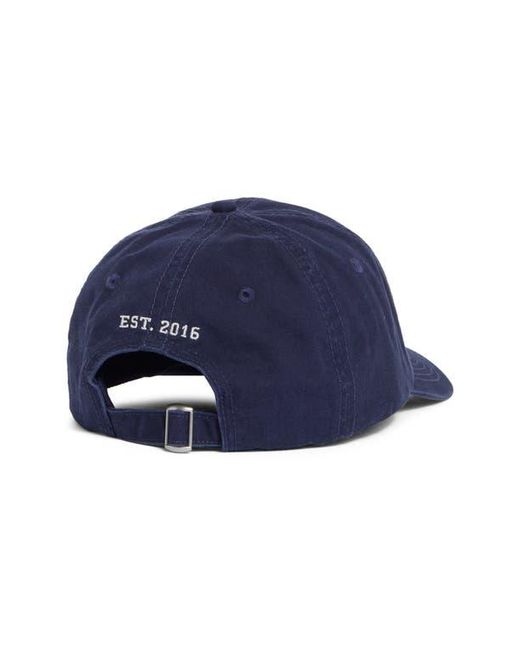 GOOD AMERICAN Blue Logo Baseball Cap
