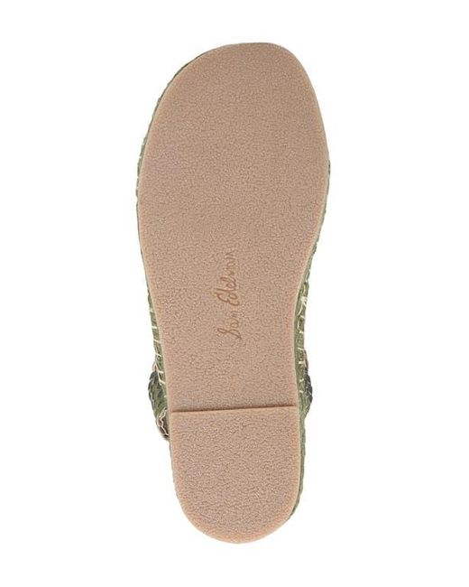 Sam Edelman Green Dakota Espadrille Platform Sandal