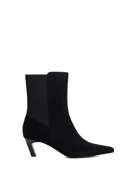 Dune Black Orlai Pointed Toe Bootie