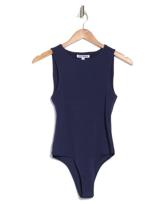 Steve Madden Blue Sleeveless Bodysuit