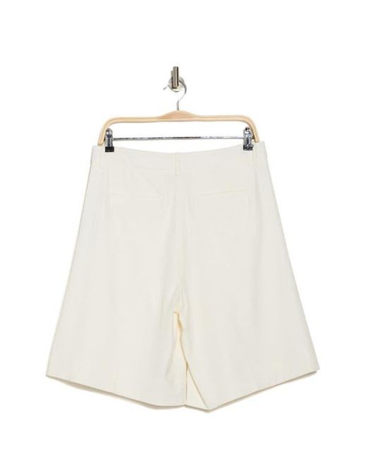 10 Crosby Derek Lam White Lilliam Wide Leg Shorts