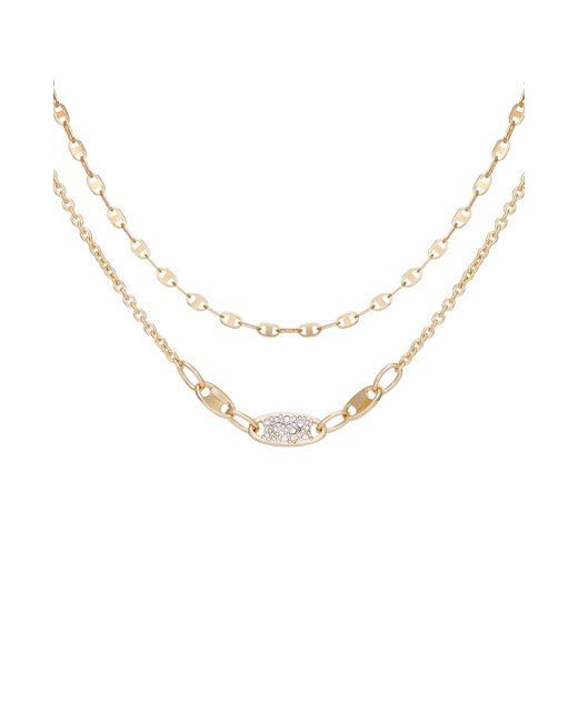 Vince Camuto Metallic Mariner Chain Layered Necklace