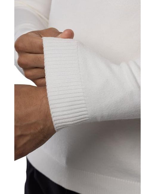 Xray Jeans White Turtleneck Pullover Sweater for men