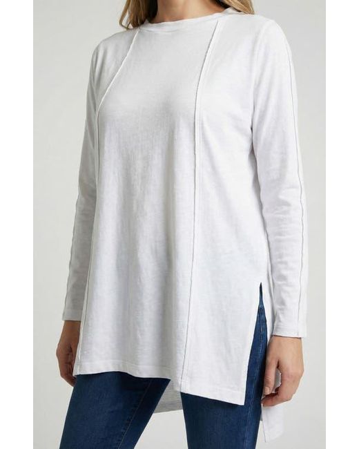 Apny White Long Beach Tunic